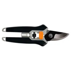 Click here to see Fiskars 79235964J Fiskars Softgrip 79235964J Floral Pruner, 1/2 in Dia Capacity Steel Blade