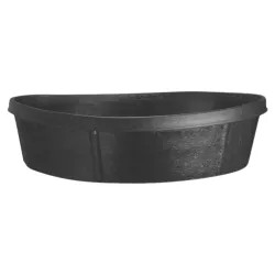 Click here to see Fortex CR350 Fortex/Fortiflex CR350 Feed Tub, 3 gal Capacity, 17 in Dia X 5 in H, 100% Reinforced Rubber