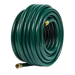 Click here to see Gilmour 1034100 Flexogen 10 Lightweight Garden Hose With Full -Flo Machined Metal Couplings, 3/4 in ID, 100 ft L