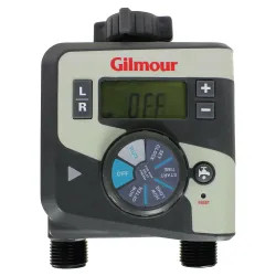 Click here to see Gilmour 400GTD Gilmour Digital Electronic Watering Timer with 1 to 360 Minutes Time Setting, Gray - 804014-1001