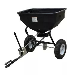 Click here to see Landscapers Select YTL31508 Landscapers Select YTL31508 Tow-Behind Lawn Spreader, 125 lb, 25000 sq-ft