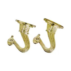 Click here to see Landscapers Select GB0413L Landscapers Select Ceiling Swag Hook with Toggle Bolt, 8lb Capacity, Zinc Alloy, Polished Brass Finish - GB0403L