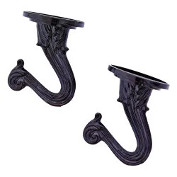 Click here to see Landscapers Select GB0433L Landscapers Select Ceiling Swag Hook with Toggle Bolt, 8lb Capacity, Zinc, Black Finish - GB0433L