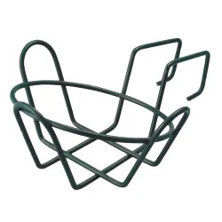 Click here to see Landscapers Select GB-4326 Landscapers Select Round Plant Holder with Hanger, 33  lb Capacity, Steel, Powder-Coated Black - GB-4326