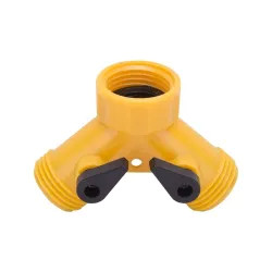 Click here to see Landscapers Select GC5113L Landscapers Select Plastic Two-Way Hose Connector for Garden Hose and Faucet, Male/Female - GC5113L 