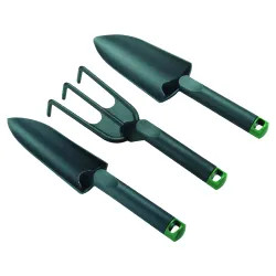 Click here to see Landscapers Select GT922ABC Landscapers Select 3-Piece Garden Tool Set with Cultivator, Transplanter, and Trowel, Plastic, Black - GT922ABC