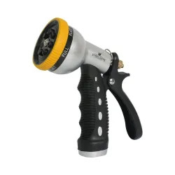 Click here to see Landscapers Select YM7674 Landscapers Select 7-Pattern Spray Nozzle for Garden Hose, Rare Push, Female, Metal, Black - YM7674
