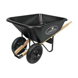 Click here to see Mintcraft 33636 Landscapers Select 2 -Wheel Wheelbarrow Kit with 8 cu-ft Volume, Poly, 16in Pneumatic Wheel - 33636