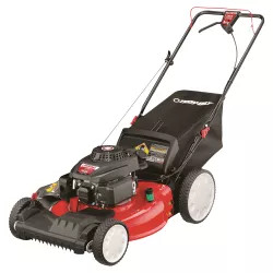 Click here to see MTD 12AVB22J766 Troy-Bilt 12AVB22J766 Walk-Behind Lawn Mower, 21 in W x 1-1/4 to 3-3/4 in H Cutting, 159 cc, 1 qt Gas