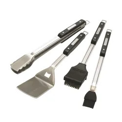 Click here to see Broil King 64004 Broil King 64004 4-Piece Barbecue Tool Set, Stainless Steel