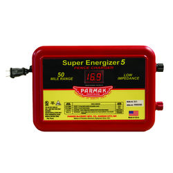 Click here to see Parker McCrory SE-5/4 Parmak SE-5/4 AC Powered Electric Fence Charger, 110 - 120 VAC Input