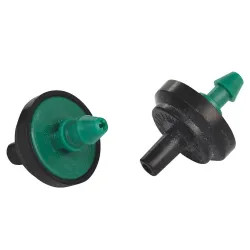 Click here to see Raindrip R112CT Raindrip R112CT In-Line Pressure Compensating Dripper, 2 gph, 10 - 60 psi, Green Base