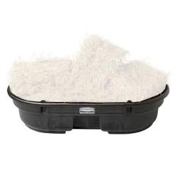 Click here to see Rubbermaid 424300BLA Newell Rubbermaid 424300BLA Structural Foam Stock Tank, 50 gal 52 in L X 31 in W X 12 in H