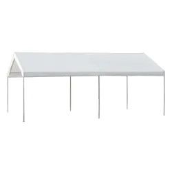 Click here to see Seasonal Trends 22006200010 Seasonal Trends 22006200010 Carports, Straight Leg, 10 x 20 Foot, White