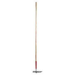 Click here to see Ames 66158 Razor Back 66158 Gooseneck Heavy Duty Mortar Hoe, 10 in W X 6 in L Forged Steel Blade