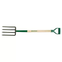Click here to see Ames 2826200 Union Tools 72105 Multi-Purpose Spading Fork, 6-5/8 in W X 10-1/2 in L Tine, 4 Tines, Forged Steel