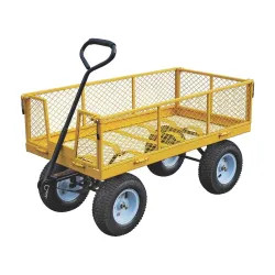 Click here to see Vulcan TC4205EG Vulcan TC4205EG Garden Cart, 48 in L x 24 in W, 1200 lb, Heavy Gauge Steel, Pull Handle