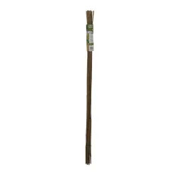Click here to see Woodstream BB4 Gardener's Blue Ribbon BB4 4ft Bamboo Plant Stake, Natural Bamboo