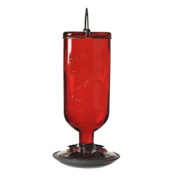 Click here to see Woodstream 8109-2 Perky Pet 8109-2 Hummingbird Feeder, 16 oz Capacity 5 in W x 5 in L x 10.6 in H, Red