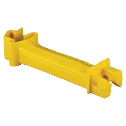 Click here to see Zareba XY-RS/YTPX25N Zareba IT5XY-RS/YTPX25N Red Snap'R Electric Fence Insulators, T-Post Extender, 5 Inch