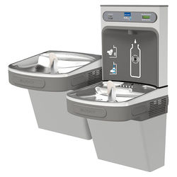 Click here to see Elkay LZSTL8WSLK Elkay LZSTL8WSLK - EZH2O Bottle Filler w/ Versatile Bi-Level ADA Cooler - Filtered, 8 GPH, Light Gray