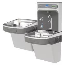 Click here to see Elkay LZSTL8WSSK Elkay LZSTL8WSSK - EZH2O Bottle Filler w/ Versatile Bi-Level ADA Cooler - Filtered, 8 GPH, Stainless