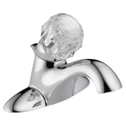 Click here to see Delta 522-MPU-DST Delta Classic Low-Arc Chrome Lavatory Faucet for 4