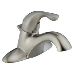 Click here to see Delta 520-SS-DST Delta Classic Low-Arc Stainless Lavatory Faucet for 4