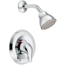 Click here to see Moen TL182 Moen Chateau Posi-Temp Single-Handle Shower Faucet, One-Function, 2.5 GPM, Lever Handle, Bulk Version, Chrome - TL182