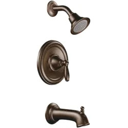 Click here to see Moen T2153ORB Moen Brantford Posi-Temp Tub/Shower Faucet, 2.5 GPM, 1-Function, Single Lever Handle, M-PACT, Oil Rubbed Bronze - T2153ORB