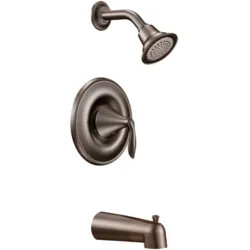Click here to see Moen T2133EPORB Moen Eva Posi-Temp Tub/Shower Faucet, 1.75 GPM, 1-Function, Single Lever Handle, M-PACT, Eco-Performance, Oil Rubbed Bronze - T2133EPORB