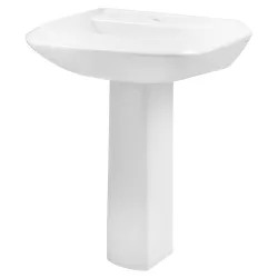 Click here to see Gerber 23-592 Gerber 23-592 Avalanche Standard Pedestal Bathroom Sink, 1-Hole, White