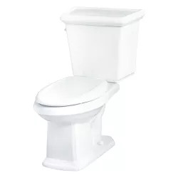 Click here to see Gerber HE-20-016 Gerber HE-20-016 Logan Square Two-Piece Elongated Toilet, 1.28 gpf, 12