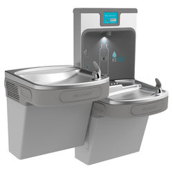 Click here to see Elkay LZSTL8WSLP Elkay LZSTL8WSLP - Enhanced EZH2O Bottle Filler w/ Versatile Bi-Level ADA Cooler - Filtered, 8 GPH, Light Gray