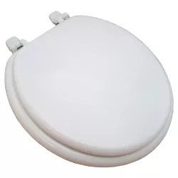Click here to see Jones Stephens C001WD00 Jones Stephens C001WD00 White Round Wood Toilet Seat