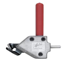 Click here to see Malco TS1 Turboshear TS1 Metal Cutting Attachment Shear, For Use With 1200 rpm 3/8 in Cordless or Corded Drill, Steel