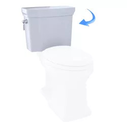 Click here to see Toto ST403E#01 TOTO Promenade II 1.28 GPF Toilet Tank, Cotton White - ST403E#01