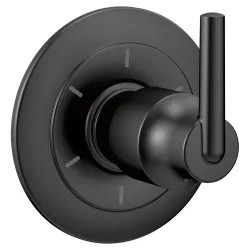 Click here to see Delta T11959-BL Delta Trinsic 6-Function Diverter Valve Trim, Lever Handle, 3-Port, Matte Black - T11959-BL
