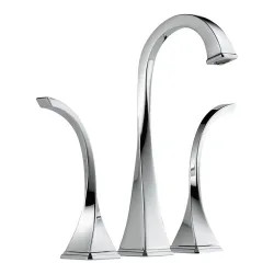 Click here to see Brizo 65430LF-PC-ECO Brizo Virage Two-Handle Widespread Deck-Mount Vessel Polished Chrome Bathroom Faucet with Metal Grid Strainer, 1.2 GPM - 65430LF-PC-ECO