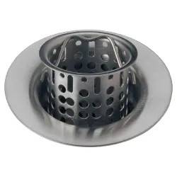 Click here to see Brizo 69051-SS Brizo Rook Prep Flange and Strainer with Drop-In Basket with Lift Handle Brilliance Stainless - 69051-SS