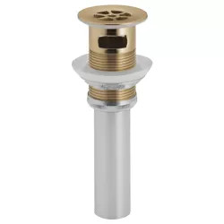 Click here to see Brizo RP72412GL Brizo RP72412GL Luxe Gold Metal Grid Strainer with Overflow