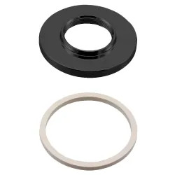 Click here to see Delta RP73161BL Delta Trinsic Handle Base and Gasket Assembly for T2759, T4759, T2758, and T4758 Roman Tub Trims, Matte Black - RP73161BL