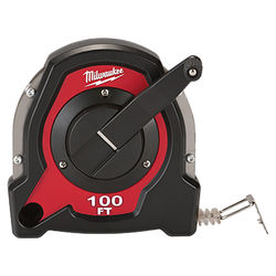 Click here to see Milwaukee 48-22-5101 Milwaukee 48-22-5101 Steel Closed Reel Long Tape, 100'