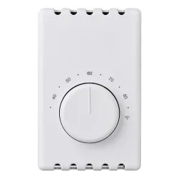 Click here to see Broan 87W Broan-Nutone White Line Voltage Wall Thermostat for 114 Kickspace Heater, 40°F to 80°F - 87W