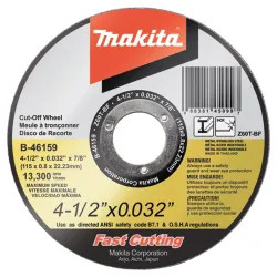 Click here to see Makita B-46159-25 Makita 25-Pack 4‑1/2