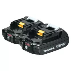 Click here to see Makita BL1820B-2 Makita 2-Pack 18V LXT Lithium‑Ion Compact 2.0Ah Battery - BL1820B-2