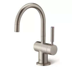 Click here to see Insinkerator F-H3300SN InSinkErator Indulge Modern Instant Hot Water Faucet, Satin Nickel - F-H3300SN