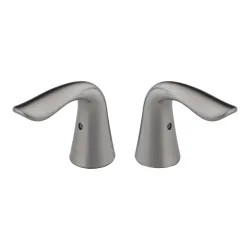 Click here to see Delta H238SS Delta Lahara Brilliance Stainless Metal Lever Handle Set for 3538-SSMPU-DST Two-Handle Widespread Bathroom Faucet, ADA - H238SS