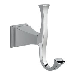 Click here to see Delta 75135 Delta Dryden Double Robe Hook, Chrome - 75135