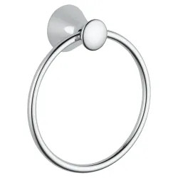 Click here to see Delta 73846 Delta Lahara 7in Chrome Towel Ring with Mounting Hardware - 73846